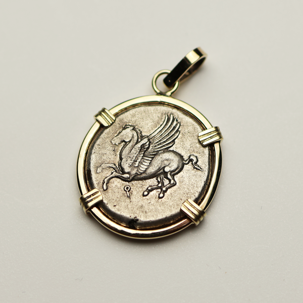Corinthian Pegasus Coin Pendant