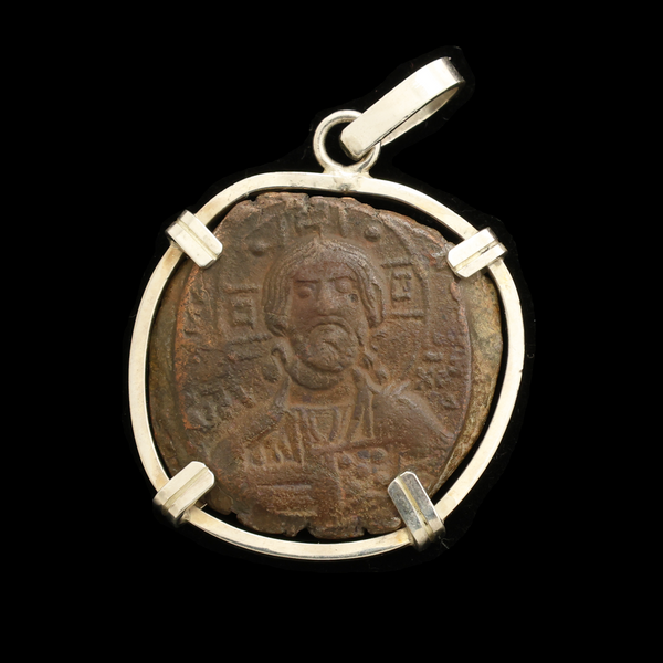 Jesus Christ Byzantine Empire Coin Pendant