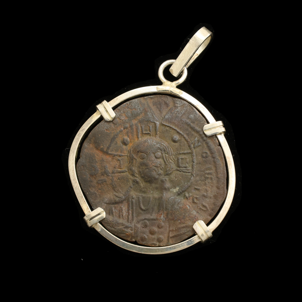 Jesus Christ Byzantine Empire Coin Pendant