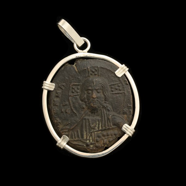 Jesus Christ Byzantine Empire Coin Pendant
