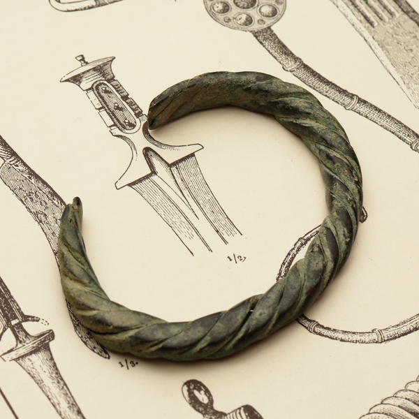 Viking Twisted Bronze Bracelet