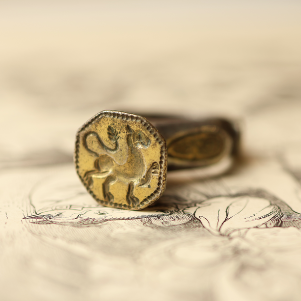 Late Renaissance Lion Ring