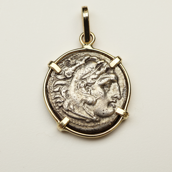 Alexander the Great Drachm Coin Pendant