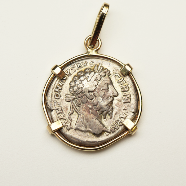 Marcus Aurelius Denarius Coin Pendant