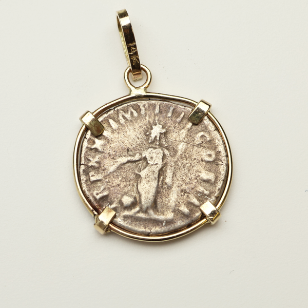 Marcus Aurelius Denarius Coin Pendant