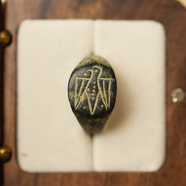 Roman Eagle Bronze Ring