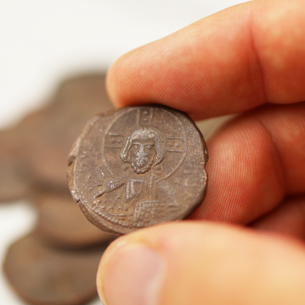 Byzantine Empire Coin - Jesus Follis