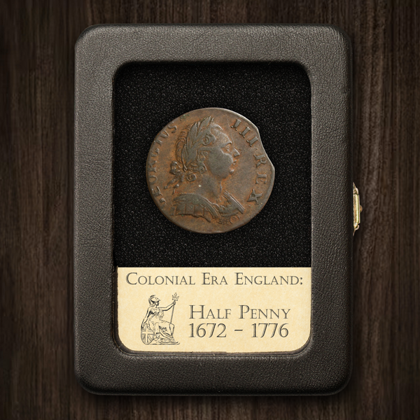 Colonial Era England | Copper Half Penny