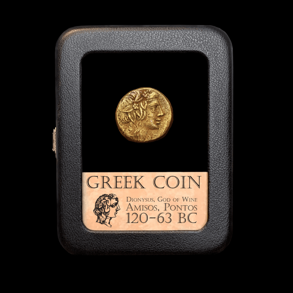 Greek Coin - Dionysus Design