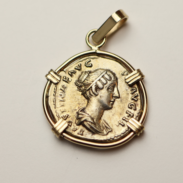 Faustina the Younger Denarius Pendant