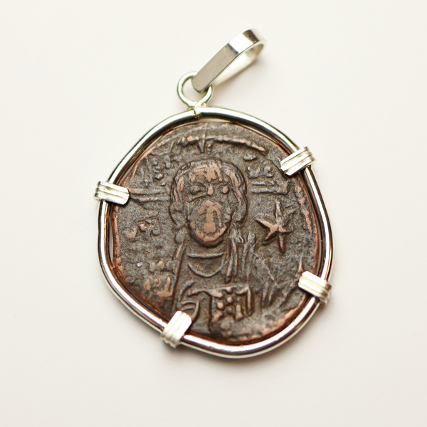 Jesus Christ Byzantine Empire Coin Pendant