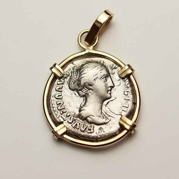 Faustina the Younger Denarius Pendant