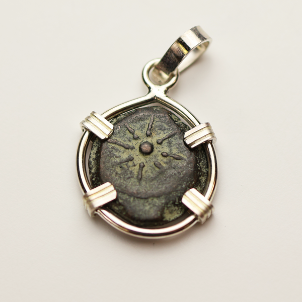 Biblical Widow's Mite Coin Pendant