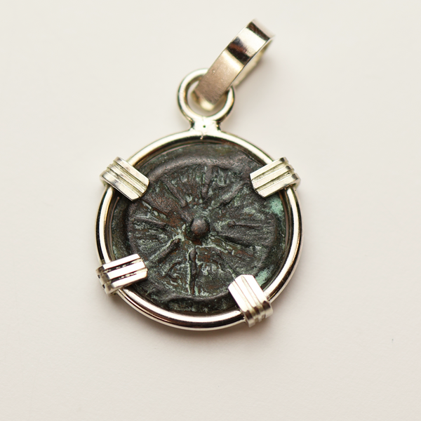 Biblical Widow's Mite Coin Pendant