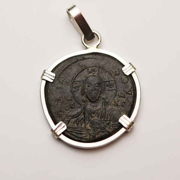 Jesus Christ Byzantine Empire Coin Pendant