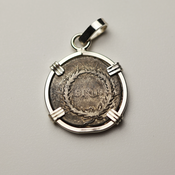 Roman S.P.Q.R. Denarius Pendant