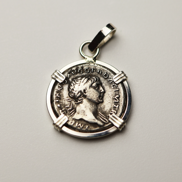 Trajan Denarius Pendant