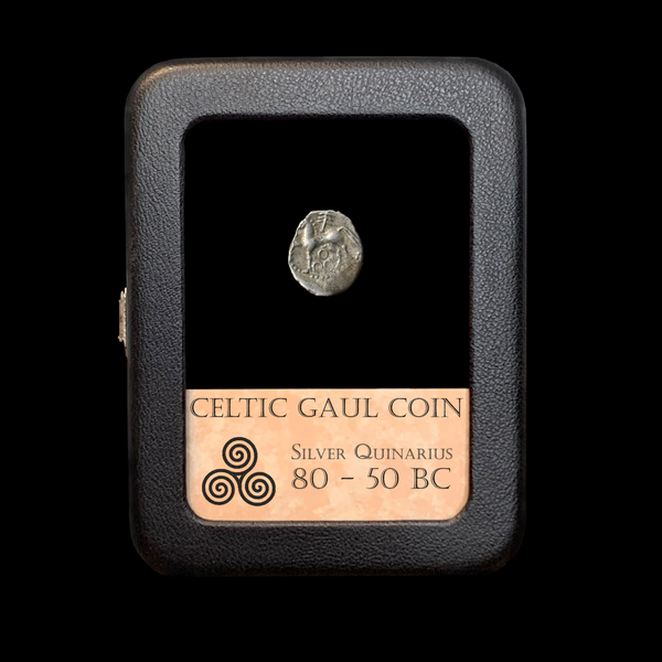 Celtic Gaul Coin - Silver Quinarius