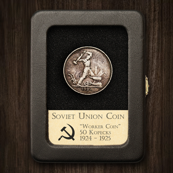 Soviet Coin | Silver 50 Kopecks "Worker" Coin